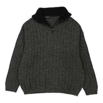 J.B.K. Studio 1/4 Zip - XL Grey Acrylic