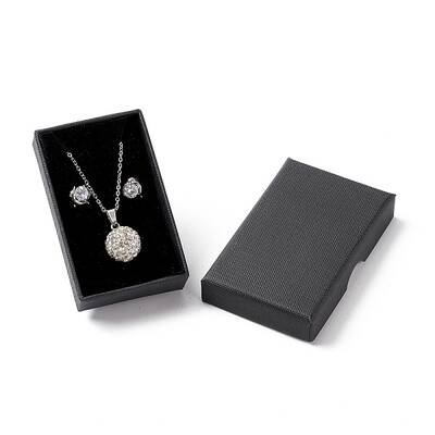 Paper with Sponge Mat Necklace Boxes