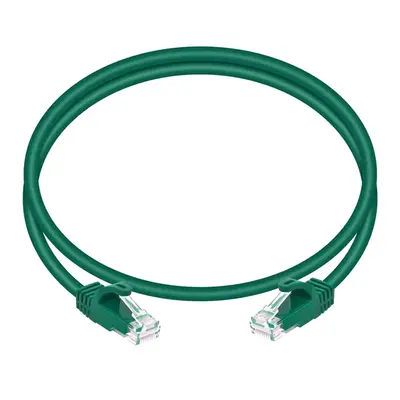 11330 Monoprice Cat5e Ethernet Patch Cable FLEXboot Snagless RJ45 Stranded 350MHz UTP Pure Bare Copper 24AWG 3ft Green