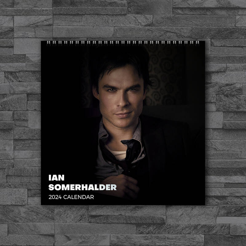 Ian Somerhalder Calendar 2024, Celebrity Calendar, Ian Somerhalder 2024