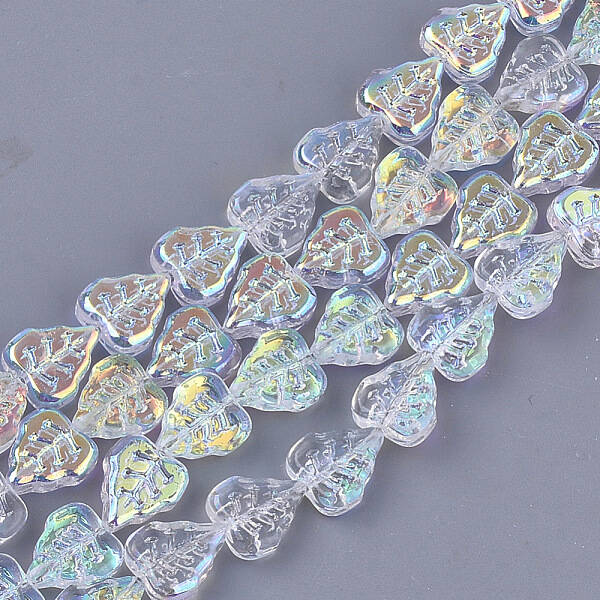 Electroplate Glass Beads Strands