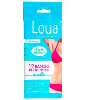 Loua Depilatory Strips Armpits 12 Pieces