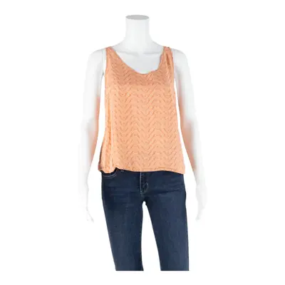 PATAGONIA Womens Printed Vest Orange Sleeveless Spotted S