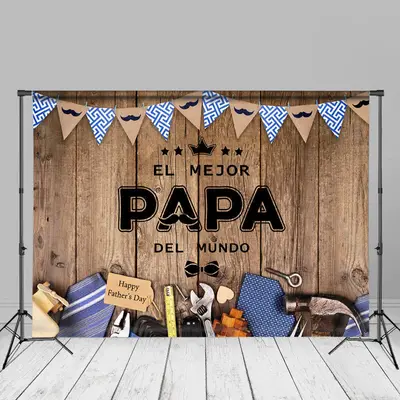 El Mejor Papa Tools Weeden Fathers Day Photo Backdrop - Aperturee