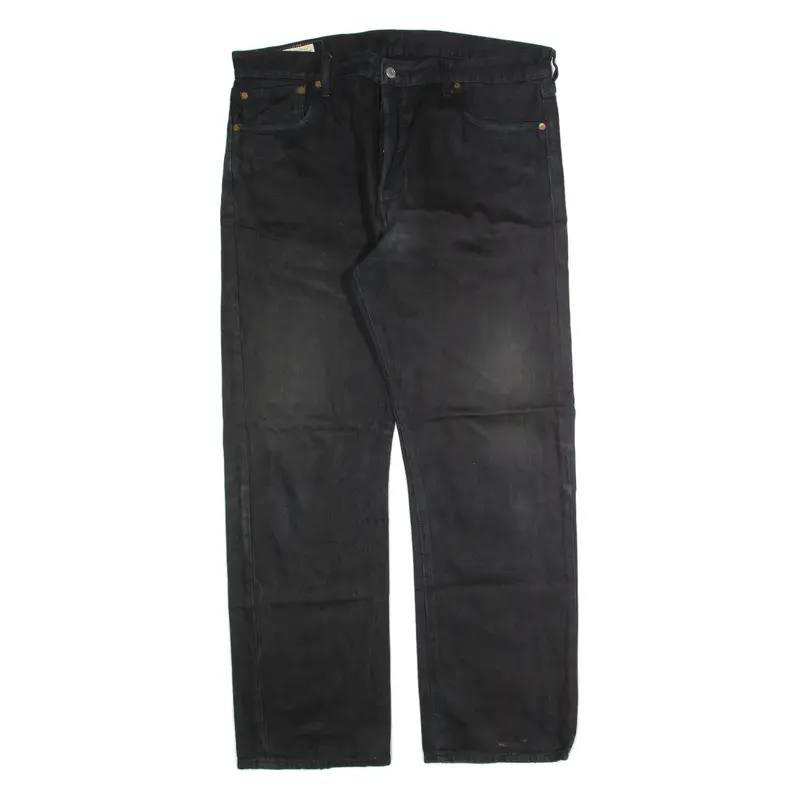 LEVI'S 501 BIG E Jeans Mens Black Regular Straight W36 L30