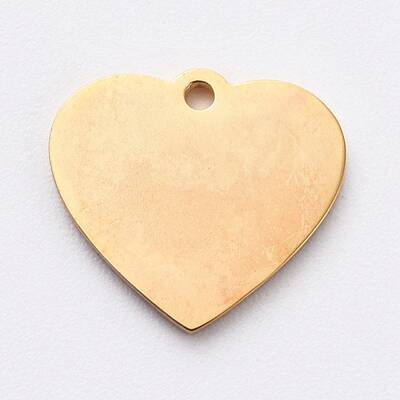 PVD Vacuum Plating 304 Stainless Steel Stamping Blank Tag Charms