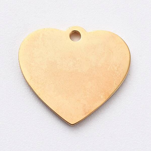 PVD Vacuum Plating 304 Stainless Steel Stamping Blank Tag Charms