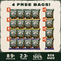 Kindling Snacks Protein Pretzels Variety Pack | 20-Pack (1.06oz Bags) - Sea Salt (5), Dill Pickle (5), Honey Mustard (5), Gar...