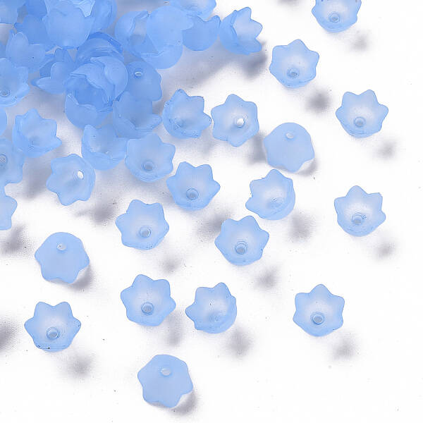 Transparent Acrylic Beads Caps