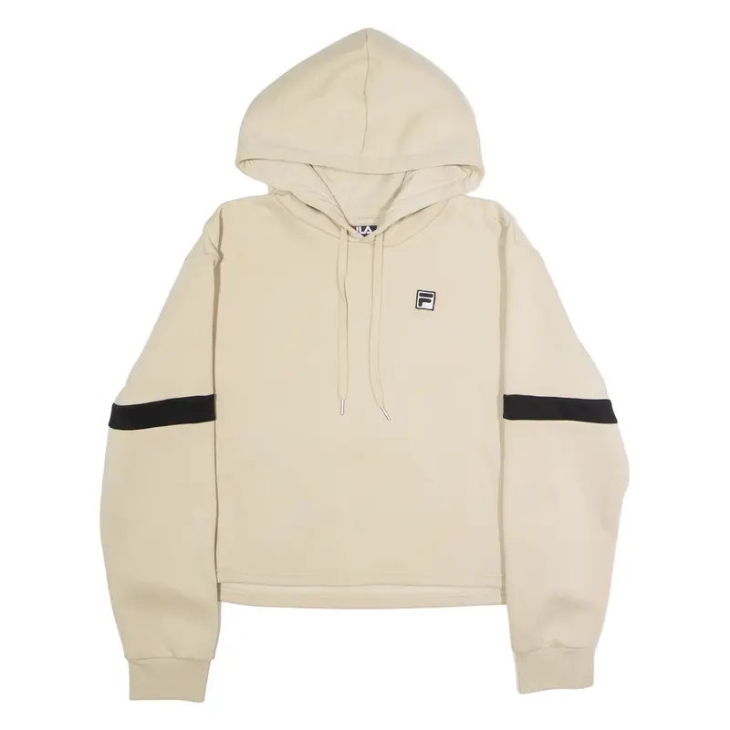 FILA Cropped Womens Beige Hoodie XL