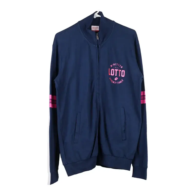 Lotto Track Jacket - XL Navy Cotton