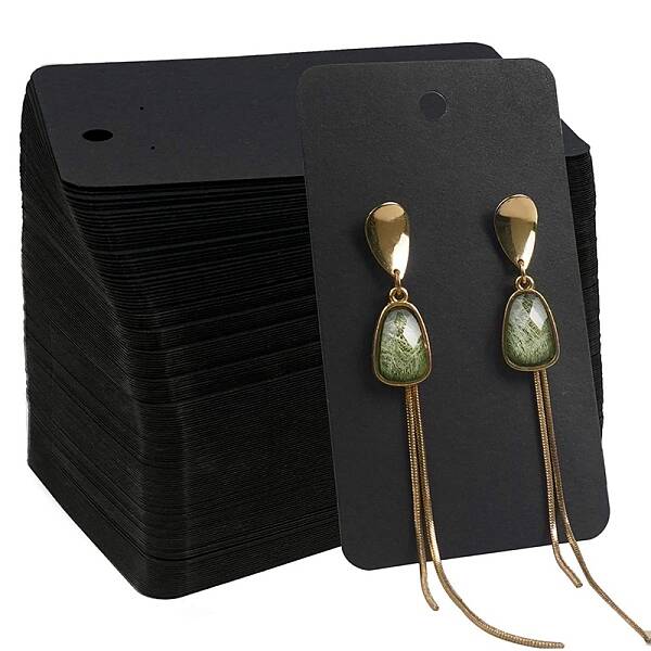 Paper Single Earring Display Cards with Hanging Hole