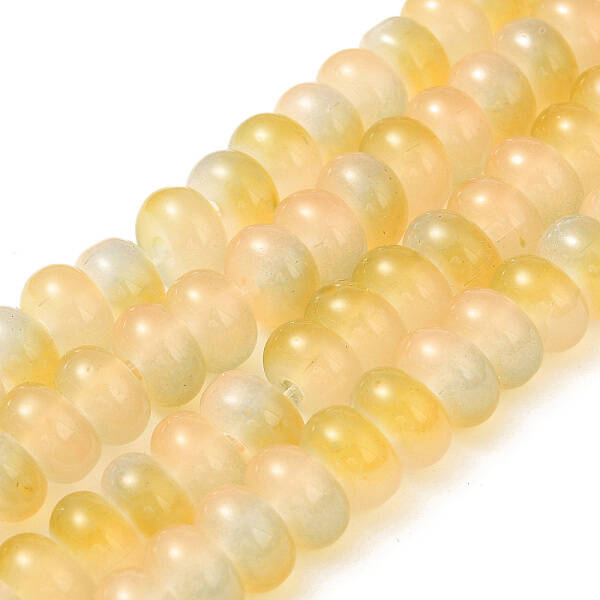 Baking Paint Glass Beads Strands