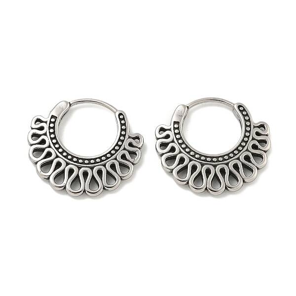 316 Surgical Stainless Steel Hoop Earrings