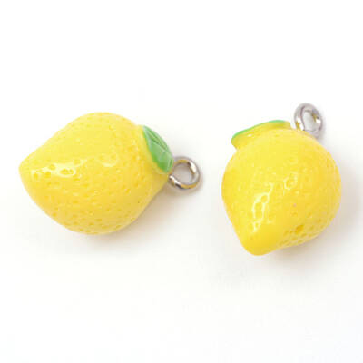 Lemon Resin Pendants