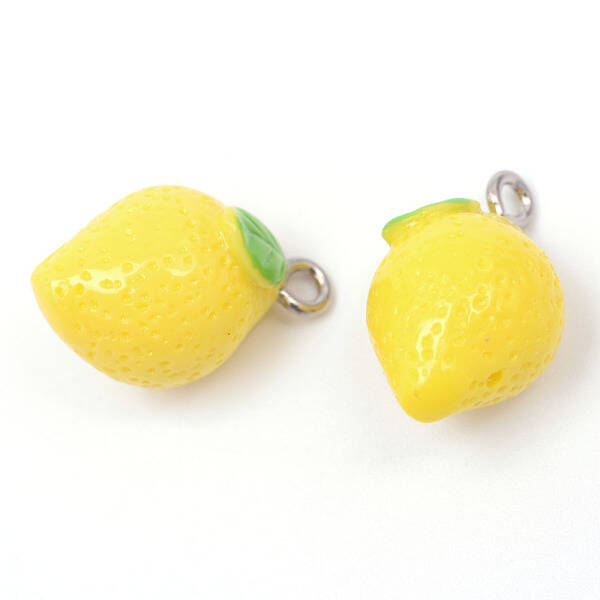 Lemon Resin Pendants