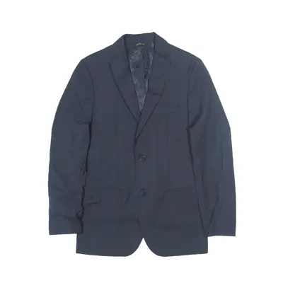 ENRICO COVERI Blazer Jacket Blue Wool 90s Check Mens S