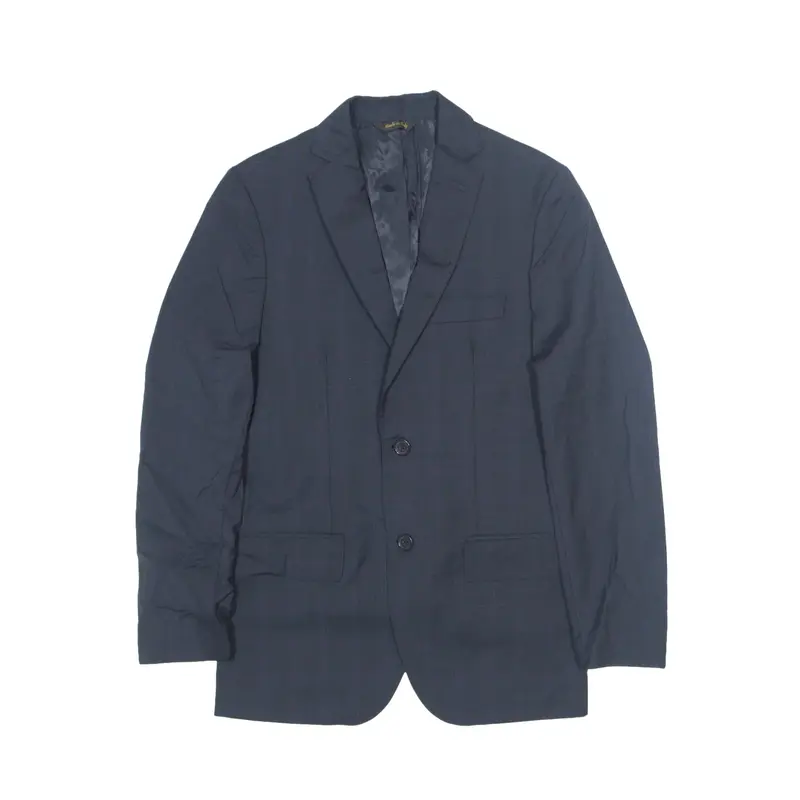 ENRICO COVERI Blazer Jacket Blue Wool 90s Check Mens S