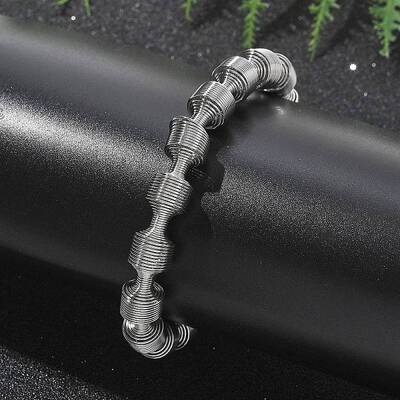 304 Stainless Steel Stretch Bangles for Women