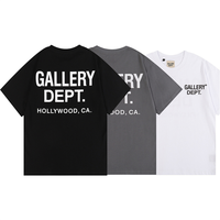 GALLERY DEPT short sleeved cotton T-shirt casual sports short sleeved comfortable versatile lightweight travel unisex short s...