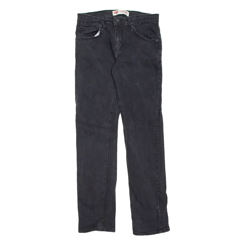 LEVI'S Performance Fit 511 Girls Jeans Black Slim Straight W28 L30