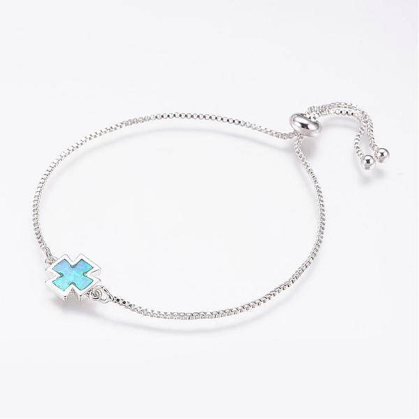 Long-Lasting Plated Adjustable Brass Slider Bracelets