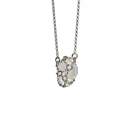 Caged Quartz Necklace