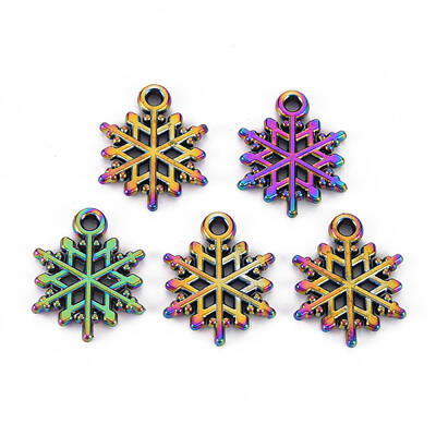 Rainbow Color Alloy Pendants