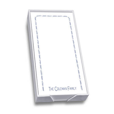 Family Arch Mini List - White with holder