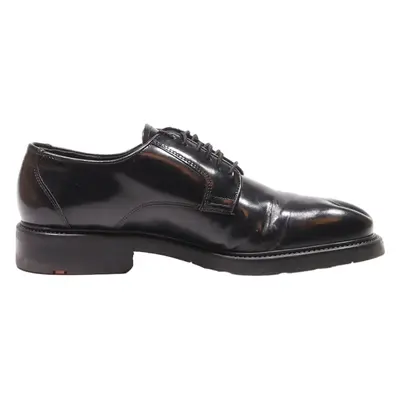 HENRI LLOYD Derby Shoes Black Leather Mens UK 8.5