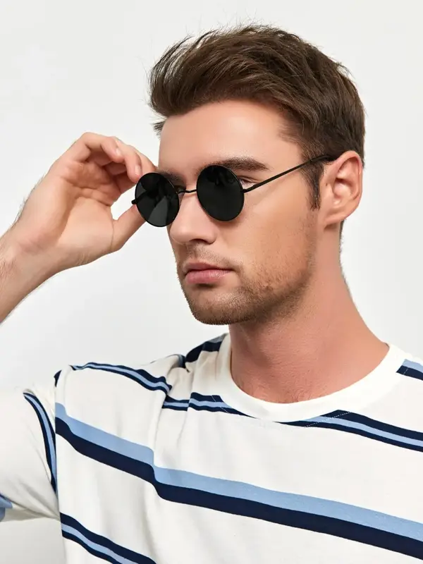 Summer Unisex Tinted Lens Trendy Fashionable Sunglasses for Outside Activity, Versatile Sunglasses for Everyday Use Streetwea...