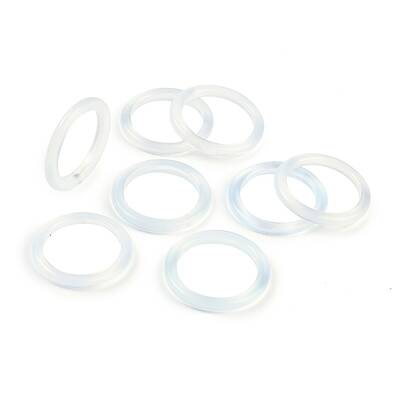 Dyed & Heated Natural Agate Finger Rings for Women