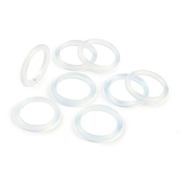 Dyed & Heated Natural Agate Finger Rings for Women