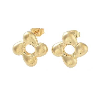 PVD Vacuum Plating 304 Stainless Steel Stud Earrings for Women