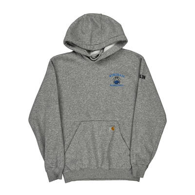 Windham Basketball Carhartt Hoodie - Small Grey Cotton Blend