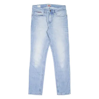 TOMMY JEANS Steve Mens Jeans Blue Slim Tapered Stone Wash W28 L30