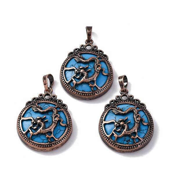 Synthetic Turquoise Pendants