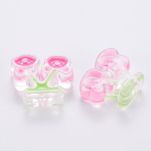 Transparent Acrylic Beads