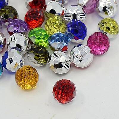 Acrylic Rhinestone Buttons