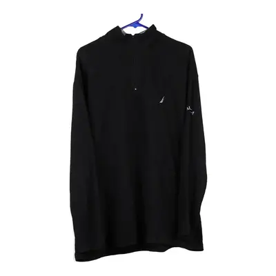 Nautica Fleece - Large Black Cotton Blend