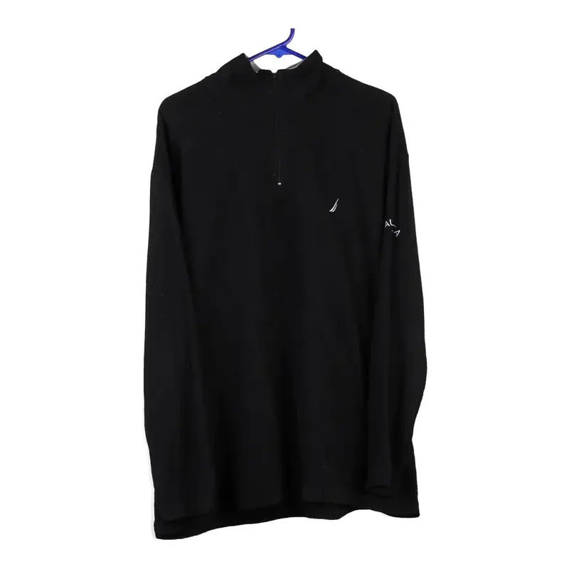 Nautica Fleece - Large Black Cotton Blend