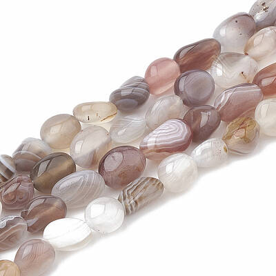 Natural Botswana Agate Beads Strands