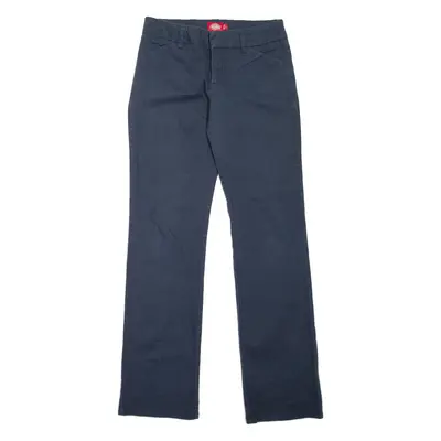 DICKIES Workwear Womens Trousers Blue Regular Bootcut W28 L31