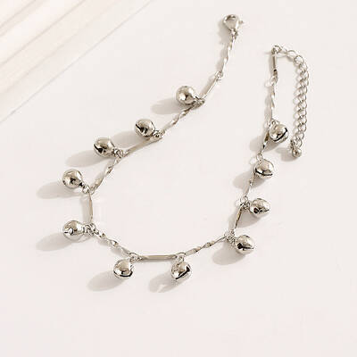 Casual Brass Bell Charm Bracelets for Women
