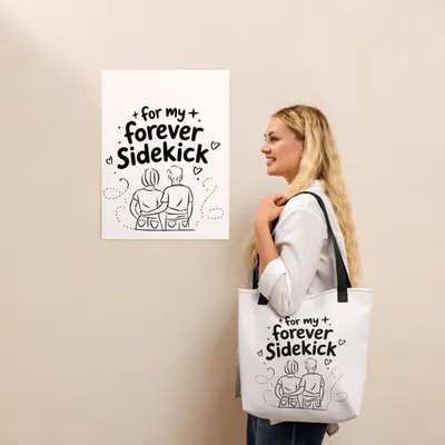 A Timeless Gift for Your Sister - Family-Inspired Tote Bag