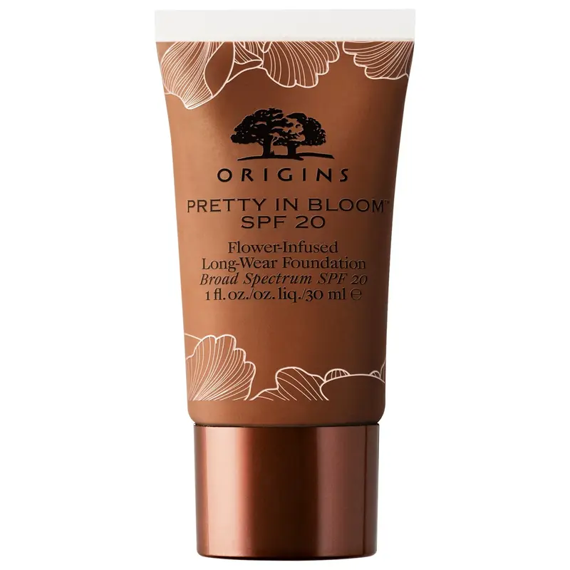 Origins, Pretty In Bloom, long lasting, cream foundation 720 Very Deep Cool SPF 20 30 ml