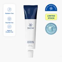 SNOW Nano-Hydroxyapatite Whitening Toothpaste | Oral Care with Kaolin | Non-GMO & Enamel Safe Teeth Whitening Antibacterial T...