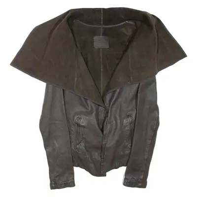 ALL SAINTS Womens Jacket Black Leather XS