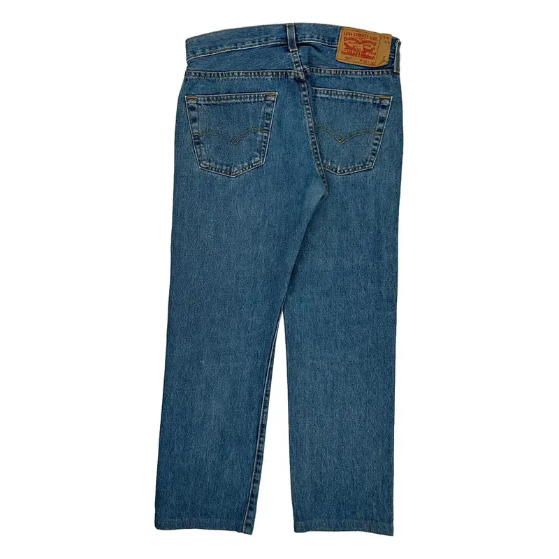 501 Levis Jeans - 30W 26L Blue Cotton