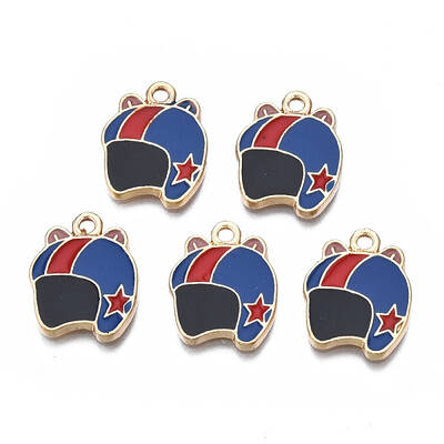 Rack Plating Alloy Enamel Charms